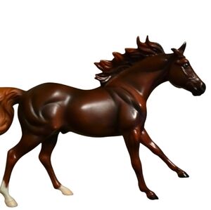 Breyer Horse Brown Horse Stalluon Figurine Retired Small